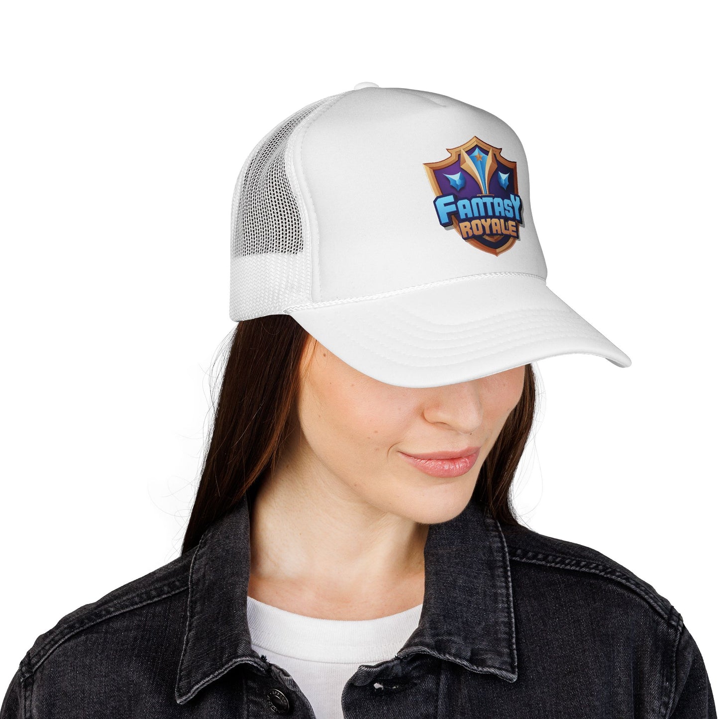 Fantasy Royale Trucker Cap — Gaming Logo Mesh Hat