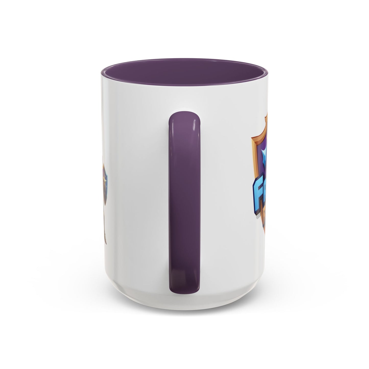 Fantasy Royale Coffee Mug — Gamer Sword & Shield Accent Mug (11/15oz)