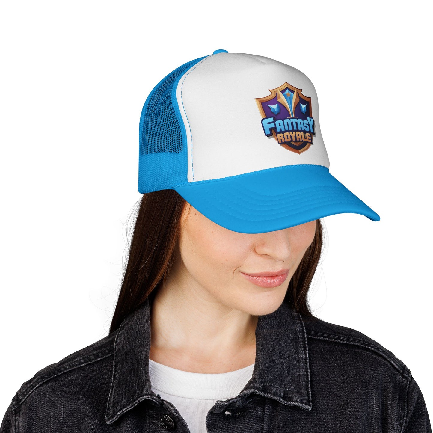 Fantasy Royale Trucker Cap — Gaming Logo Mesh Hat