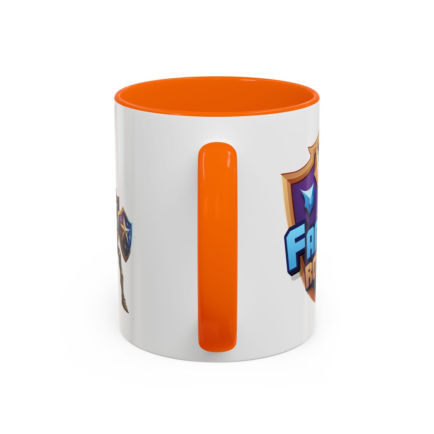 Fantasy Royale Coffee Mug — Gamer Sword & Shield Accent Mug (11/15oz)