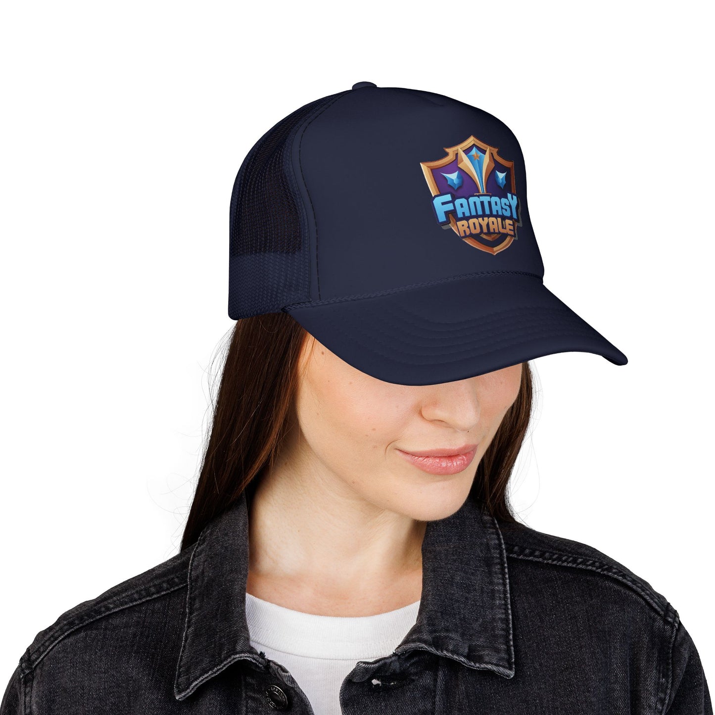 Fantasy Royale Trucker Cap — Gaming Logo Mesh Hat