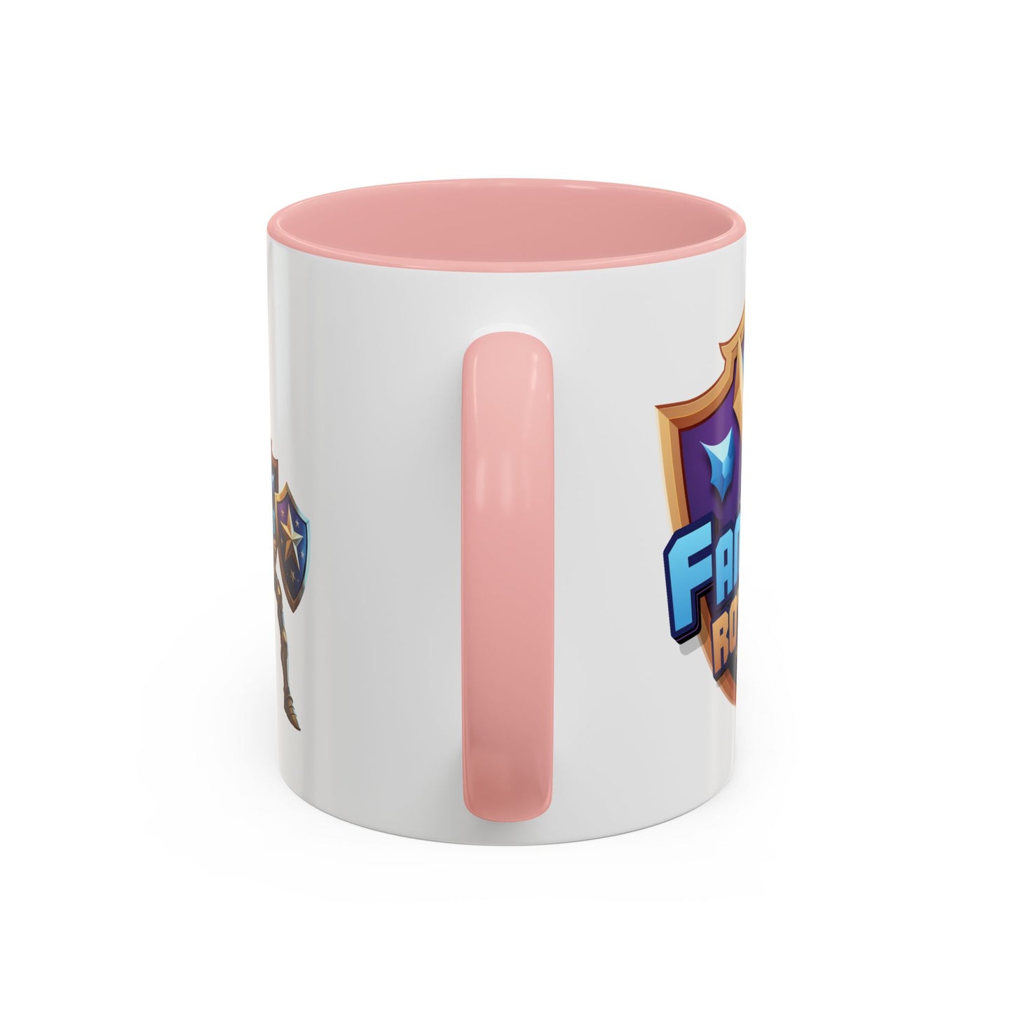 Fantasy Royale Coffee Mug — Gamer Sword & Shield Accent Mug (11/15oz)