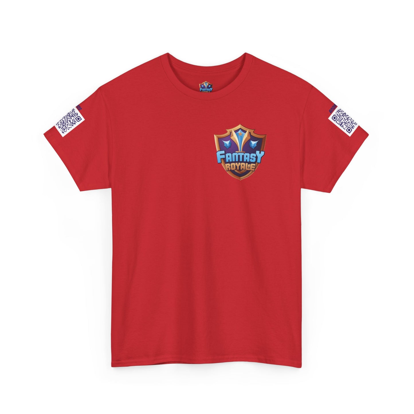 Fantasy Royale T‑Shirt — 'Scan Me to Start Earning Today' Gaming Logo Tee
