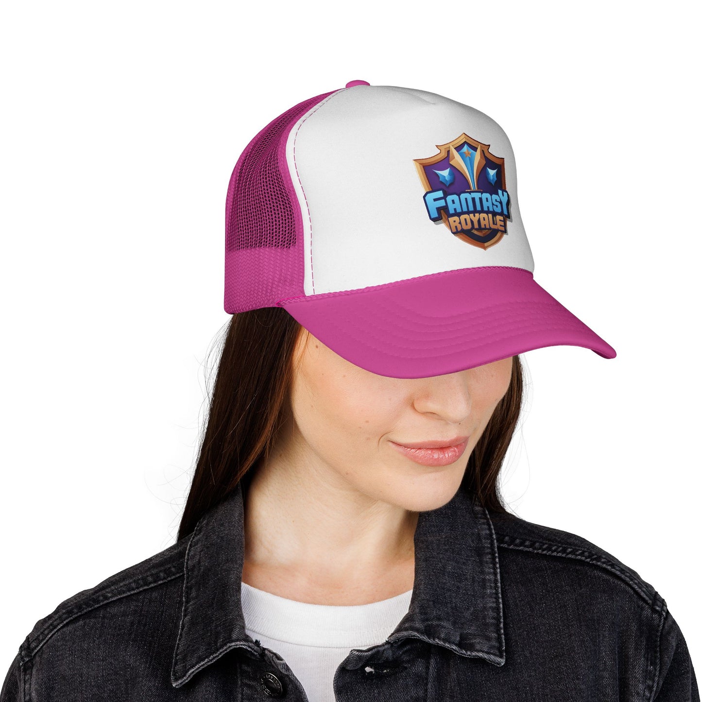 Fantasy Royale Trucker Cap — Gaming Logo Mesh Hat