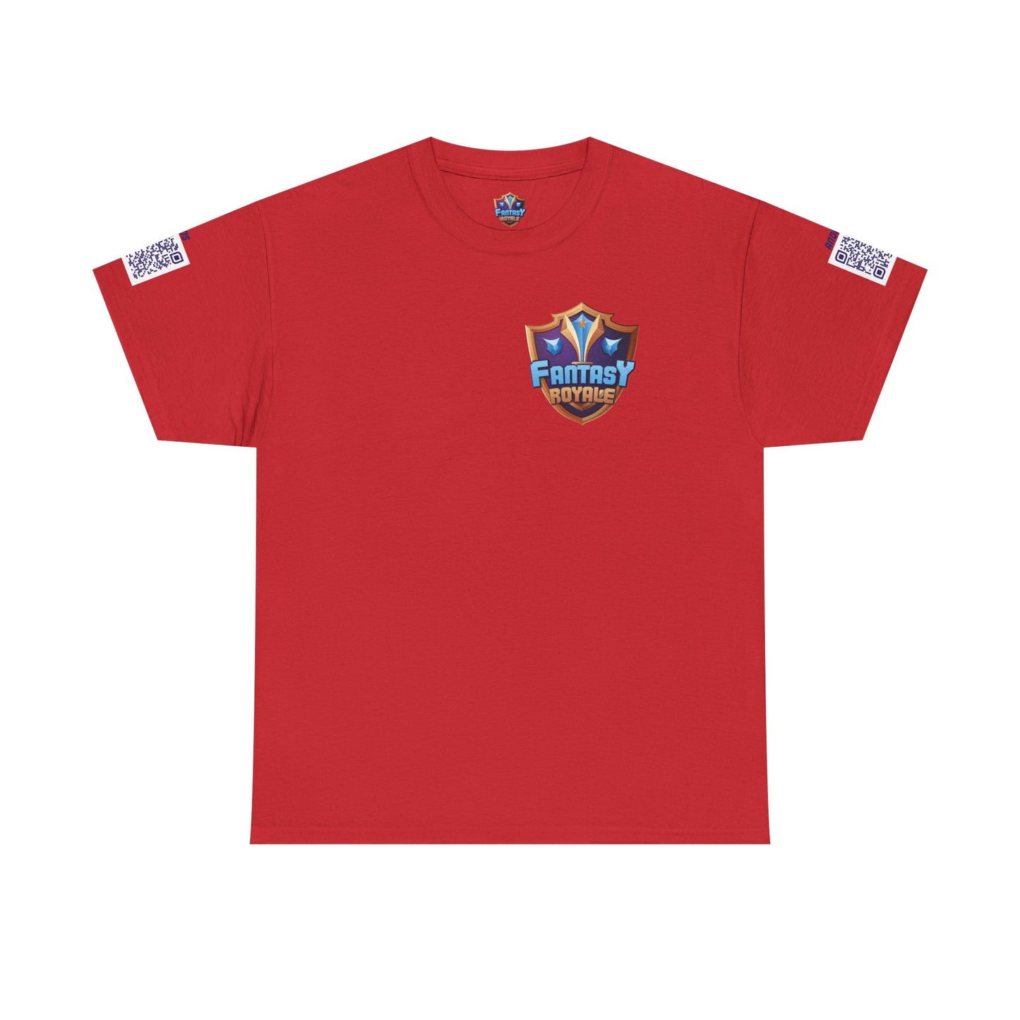 Fantasy Royale T‑Shirt — 'Scan Me to Start Earning Today' Gaming Logo Tee