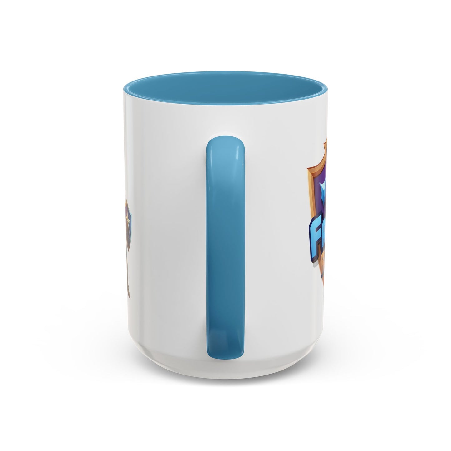 Fantasy Royale Coffee Mug — Gamer Sword & Shield Accent Mug (11/15oz)