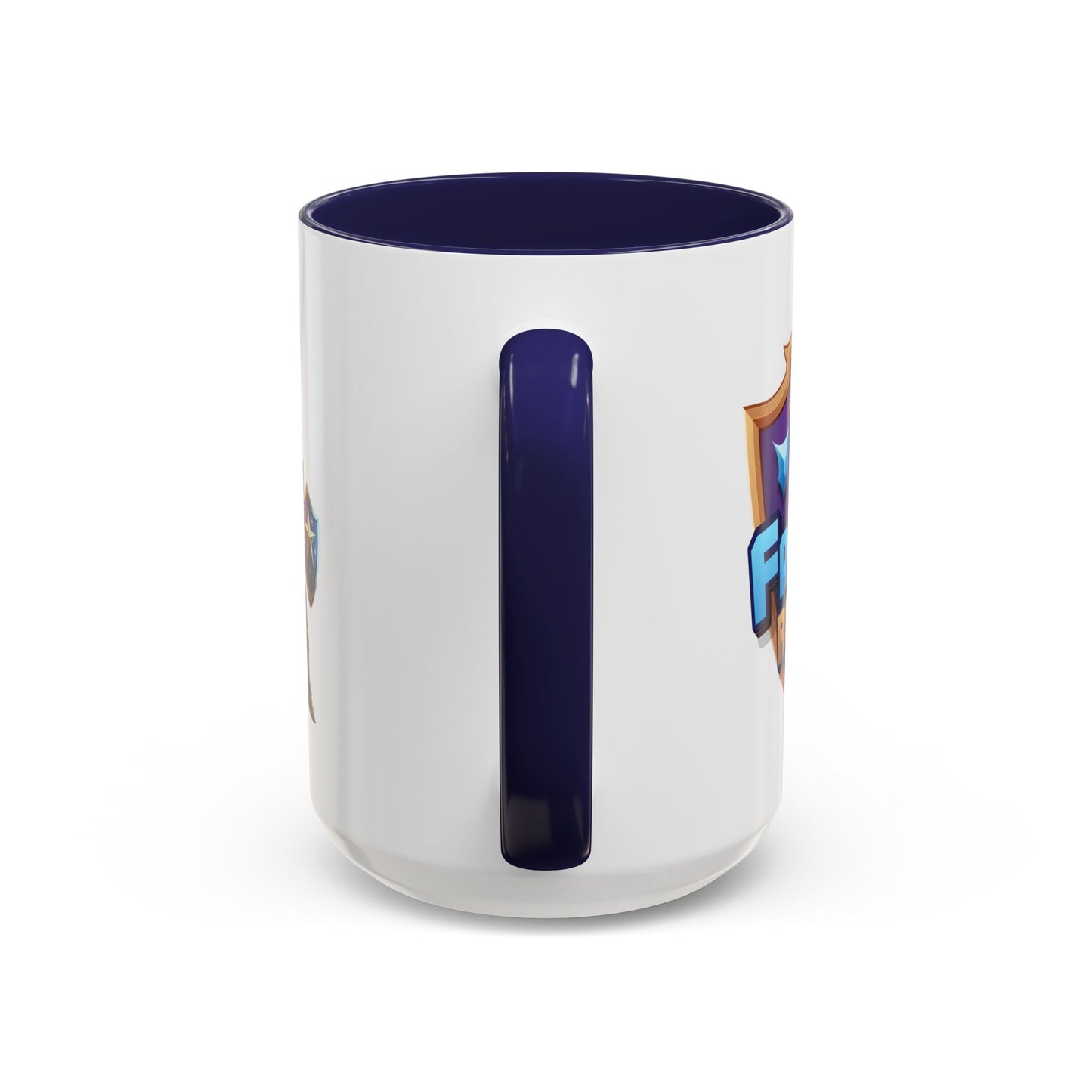 Fantasy Royale Coffee Mug — Gamer Sword & Shield Accent Mug (11/15oz)