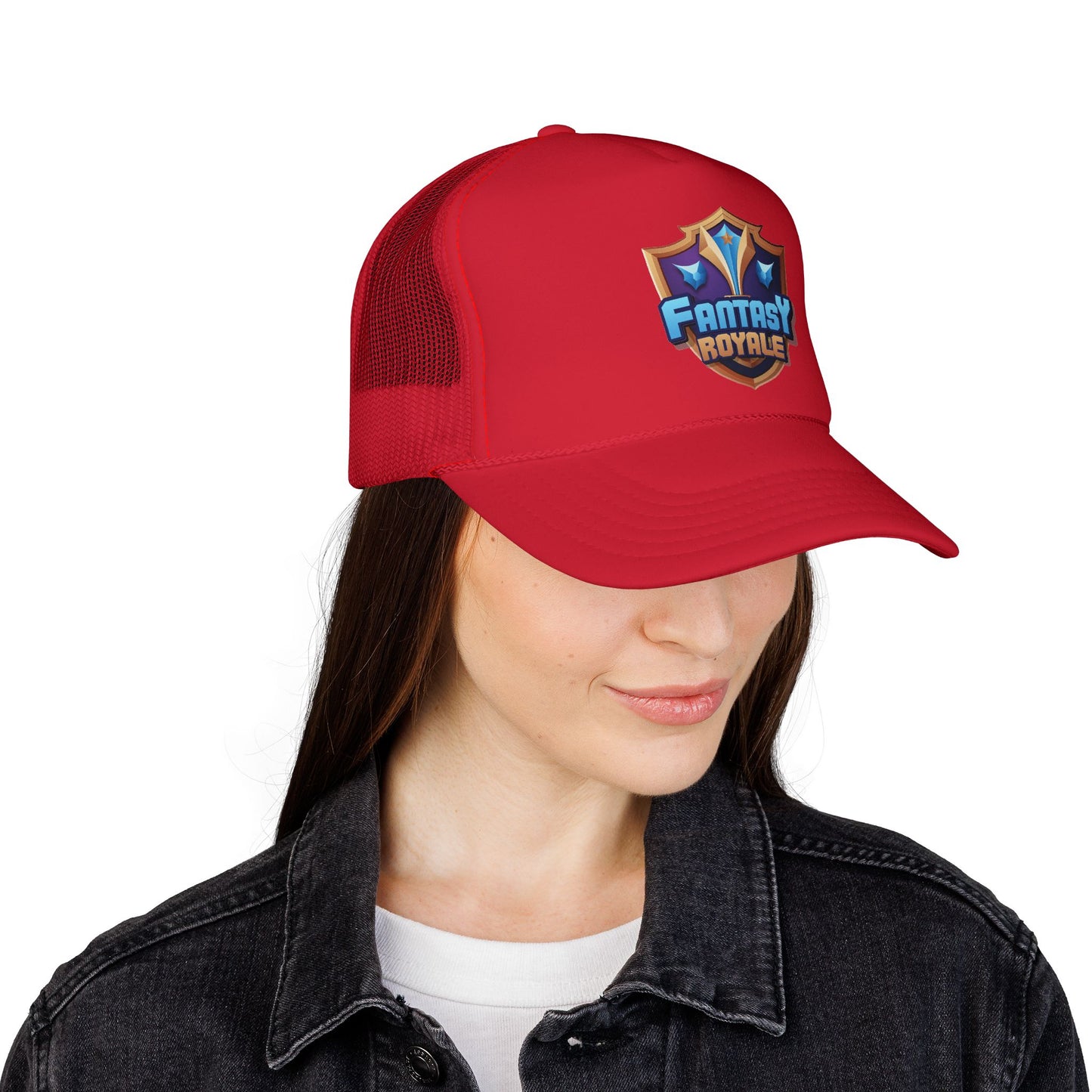 Fantasy Royale Trucker Cap — Gaming Logo Mesh Hat