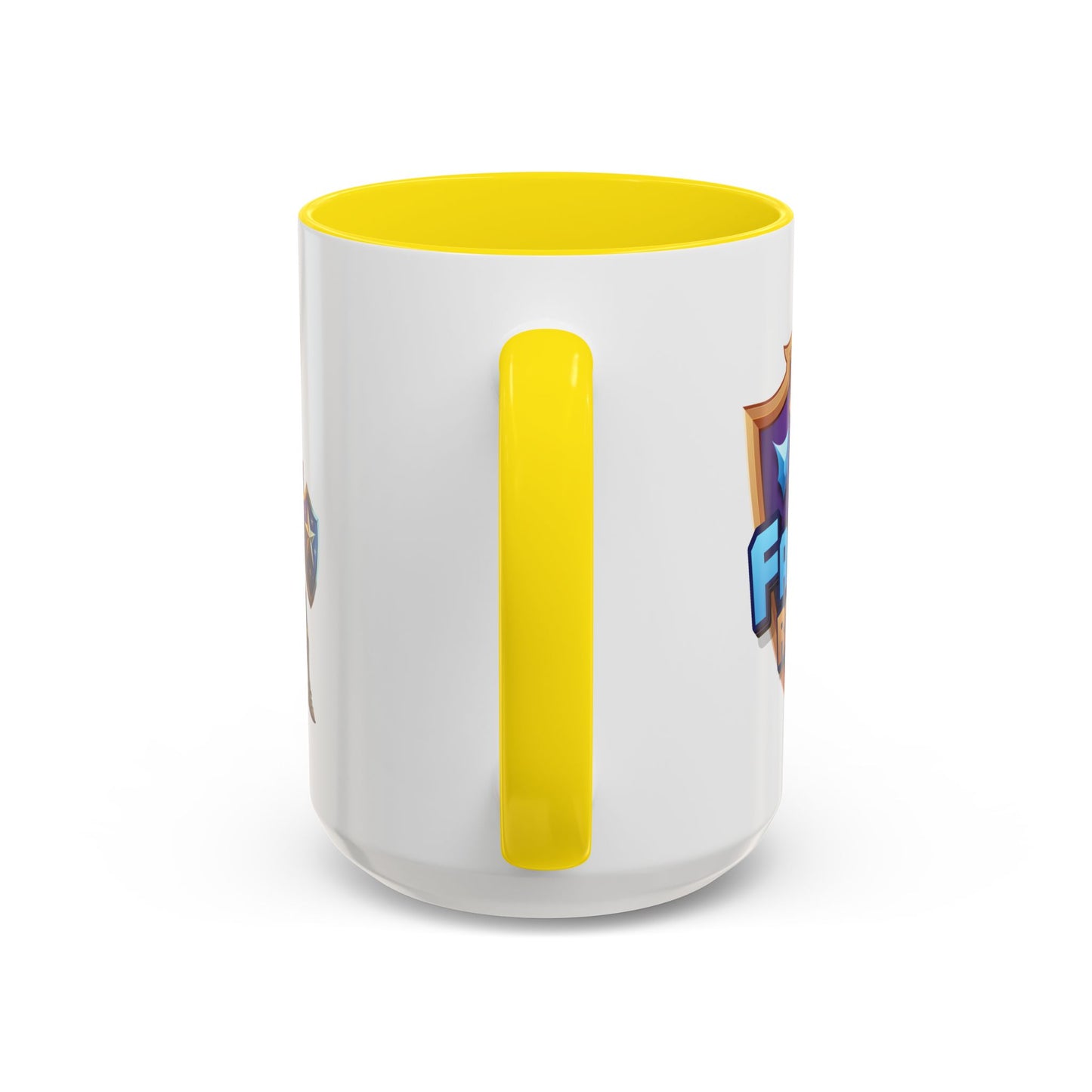 Fantasy Royale Coffee Mug — Gamer Sword & Shield Accent Mug (11/15oz)